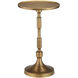 Pascal 12.25 inch Brass Side Table